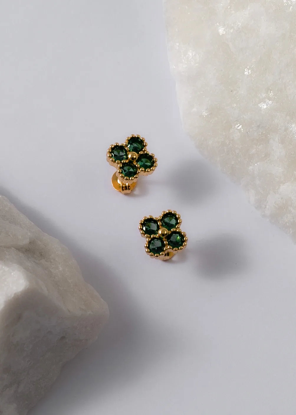 Aretes Clover Motif