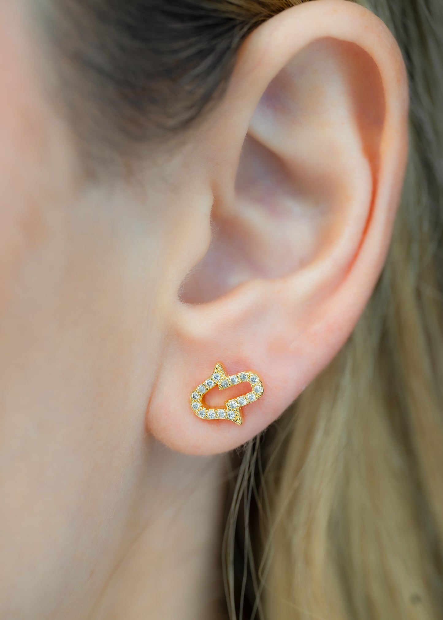 Aretes Mano Hamsa Circonias