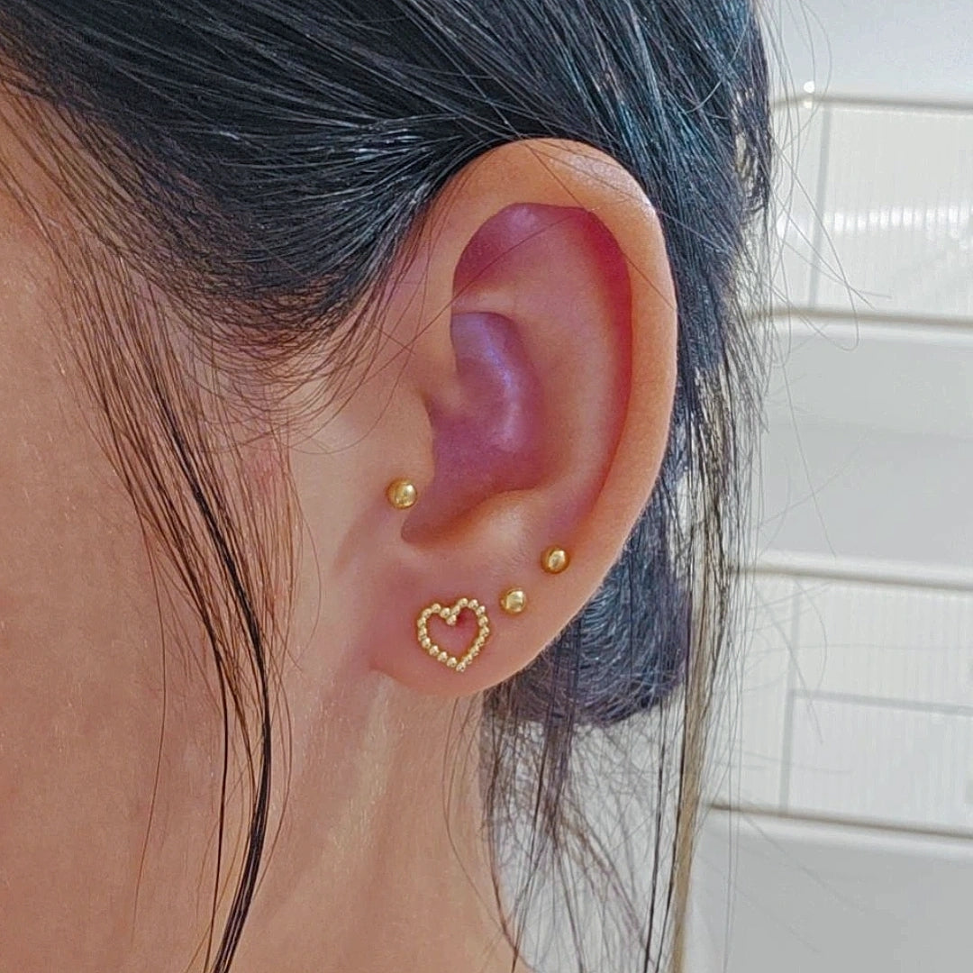 Aretes Corazón París