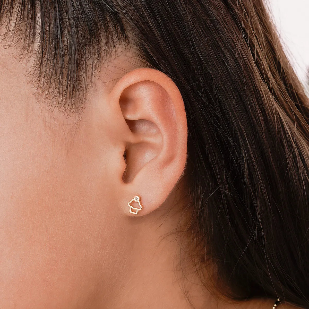 Aretes Cupcake Cristal