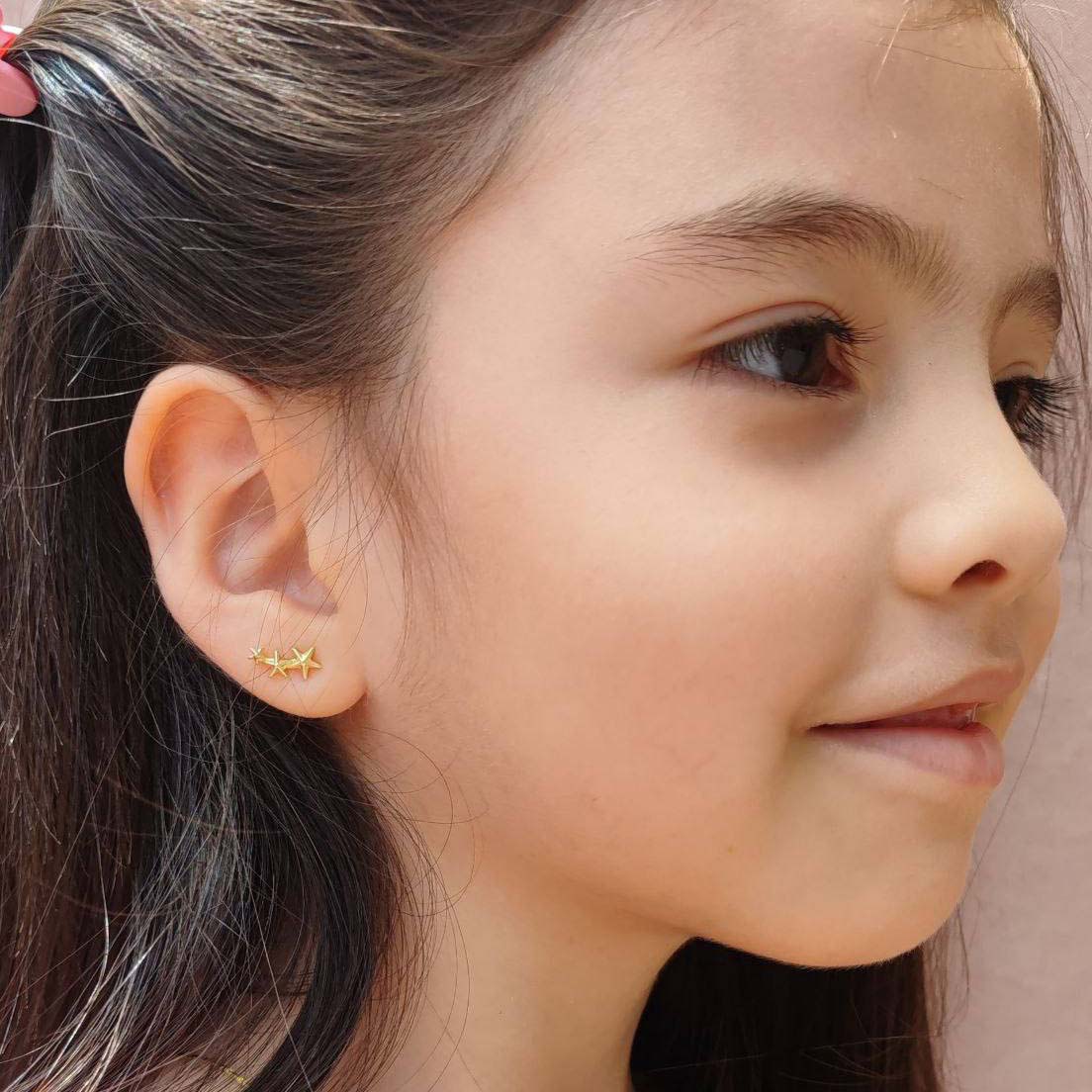 Aretes Triple Estrellas