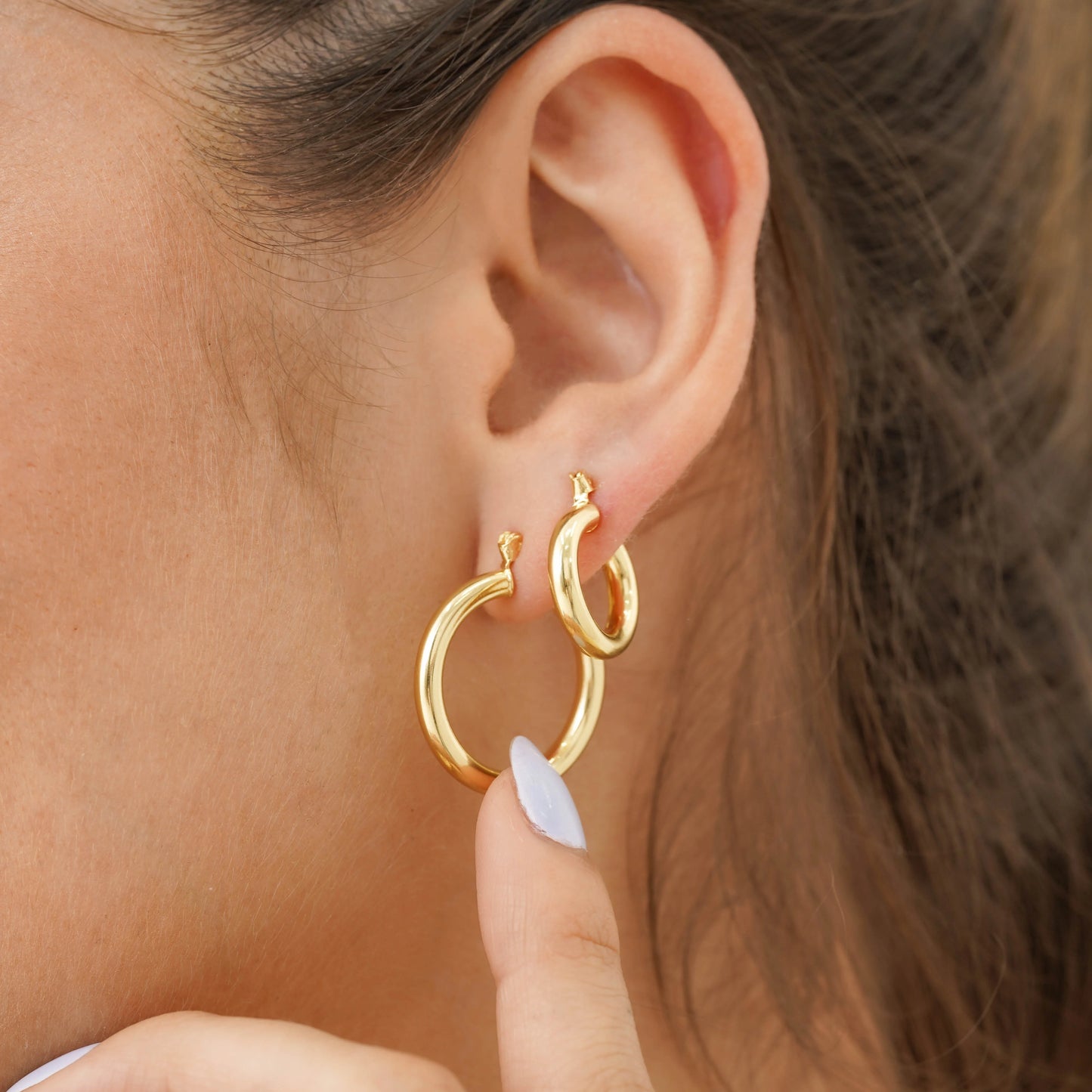 Aretes Candonga Tub 2 Cms