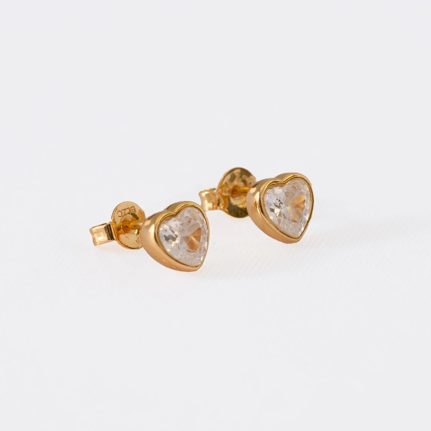 Aretes Corazón Circonia