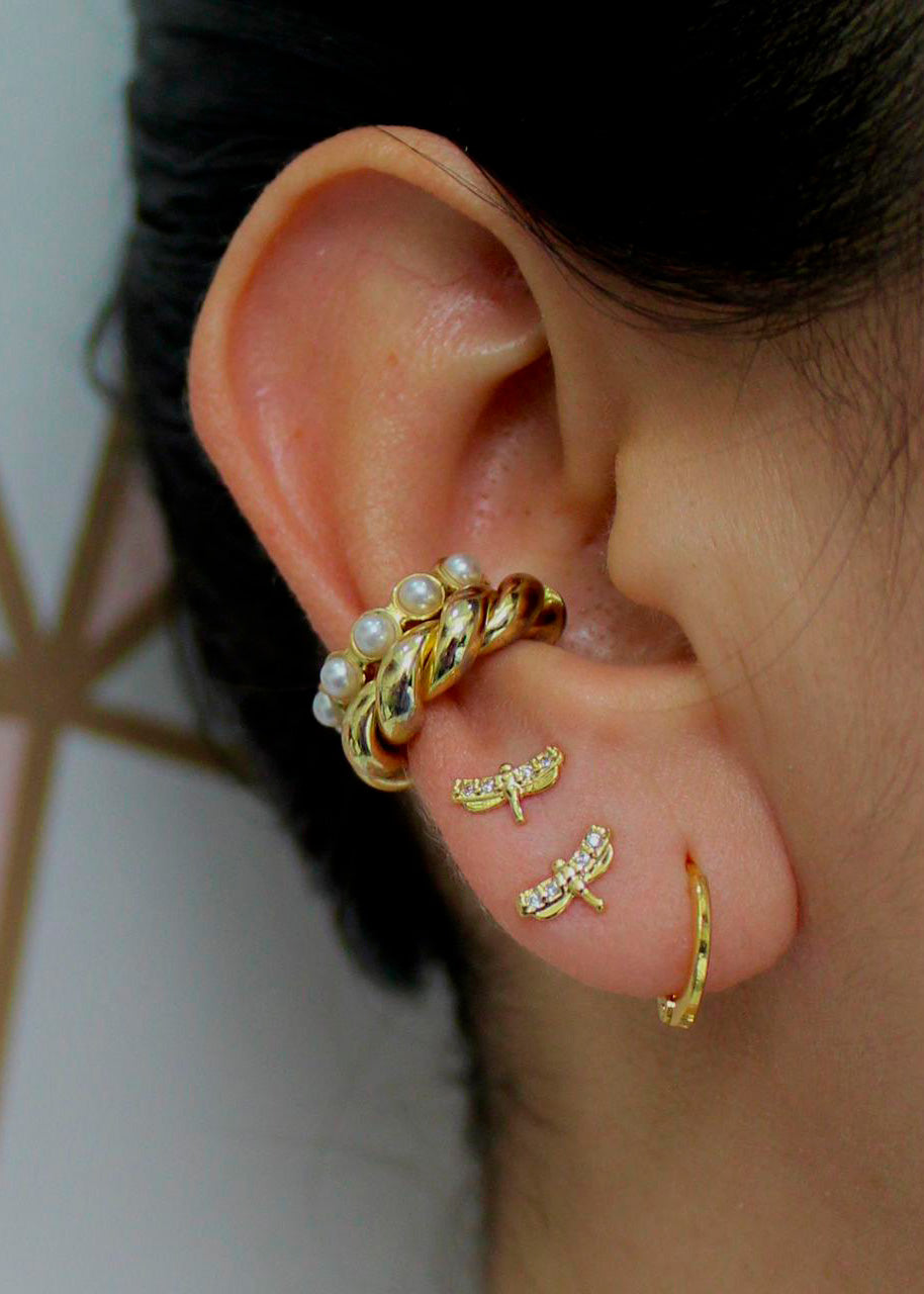 Aretes Libélula