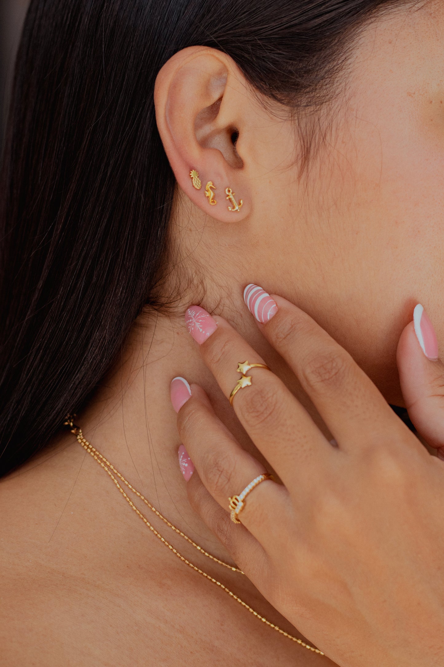Aretes Ancla de Mar