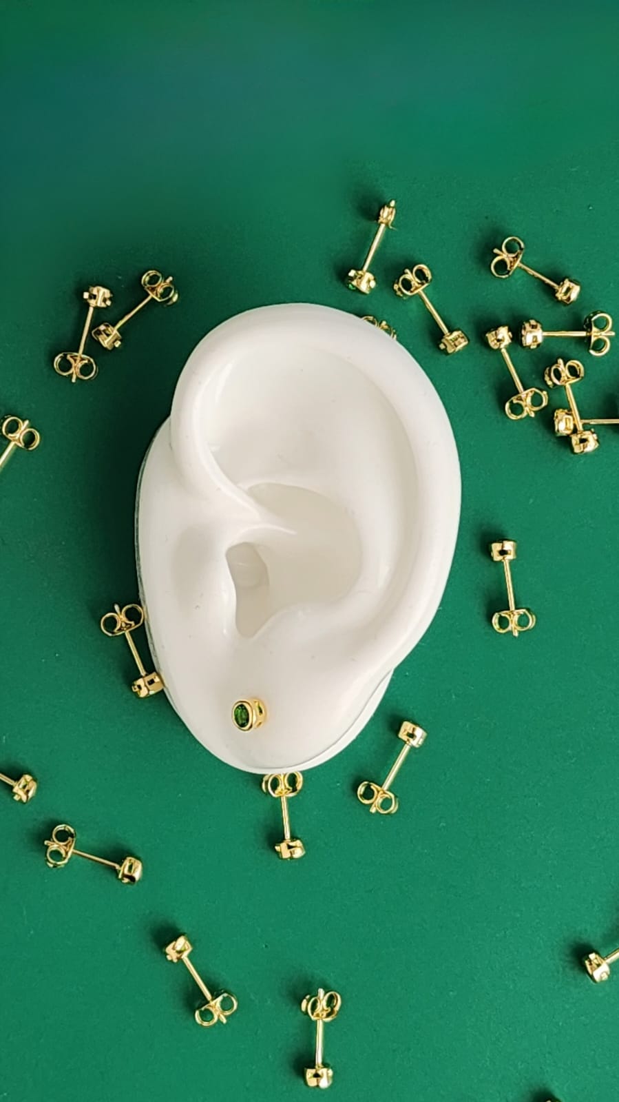Aretes Green Circle