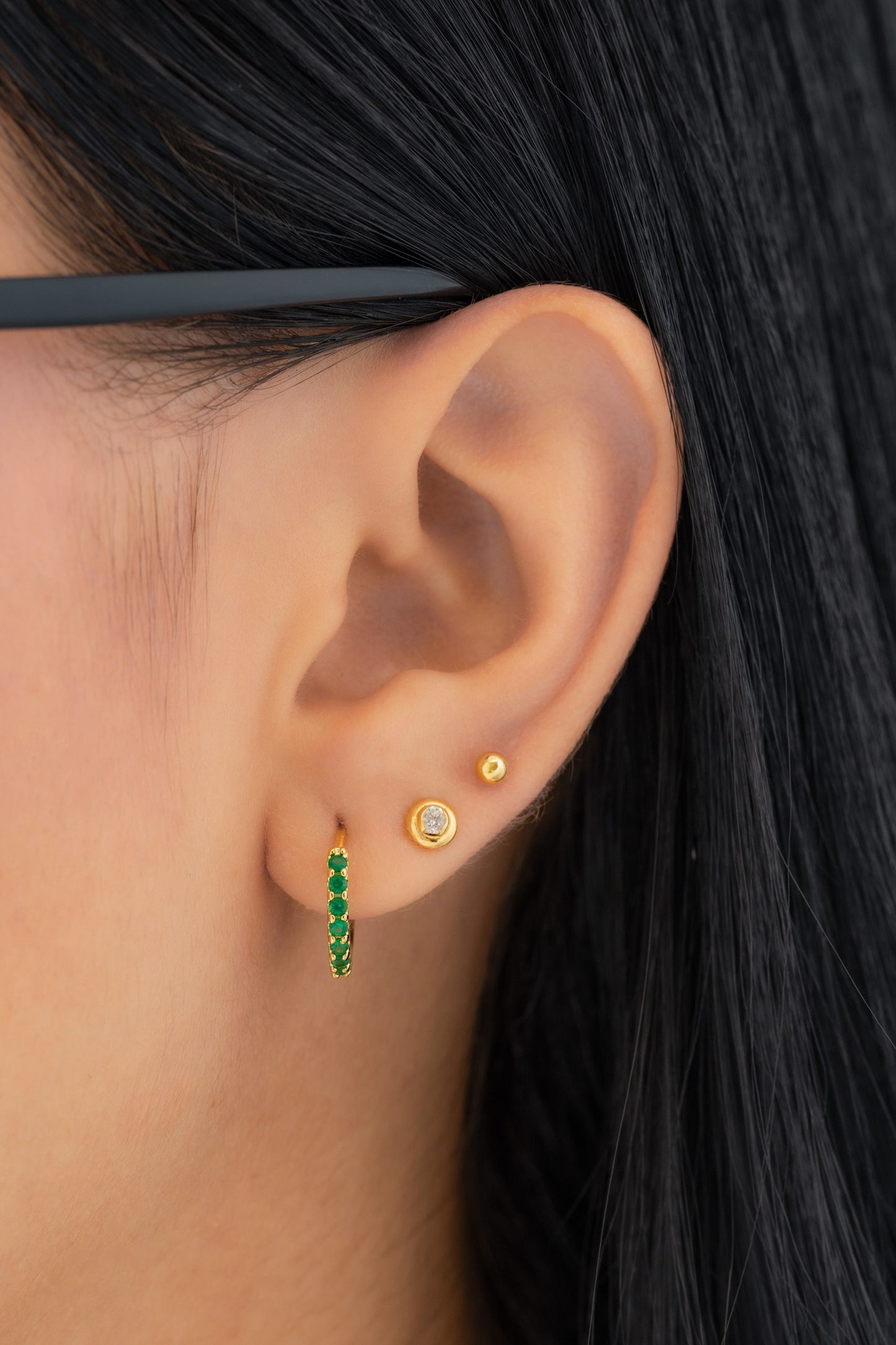 Aretes Candonga Slim Green