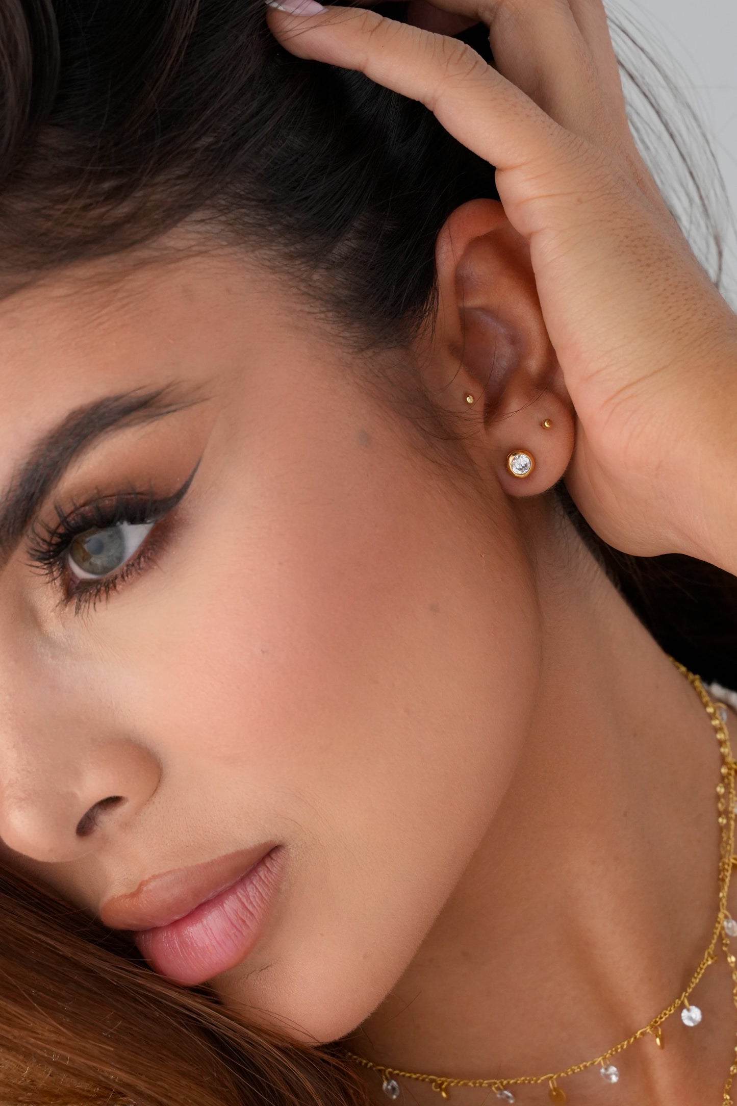 Aretes Topo Cristal 5 mm