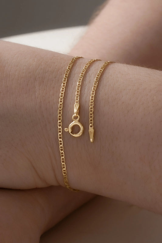 Pulsera Marine ITobillera 1.5 mm 16 Cms