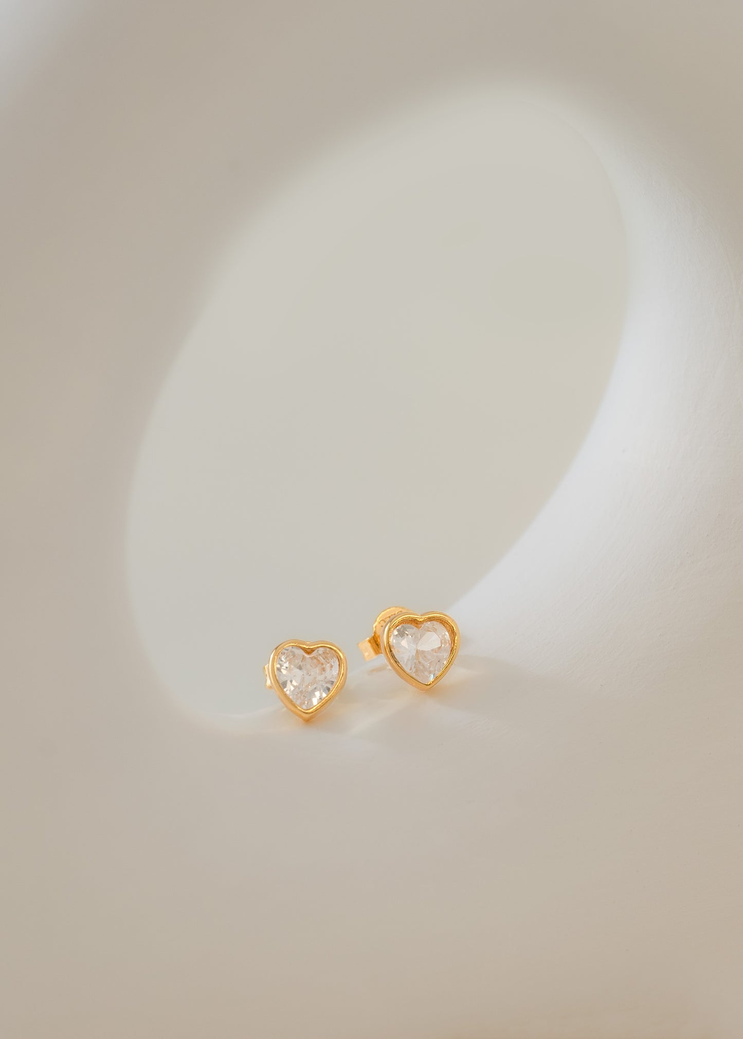 Aretes Corazón Circonia