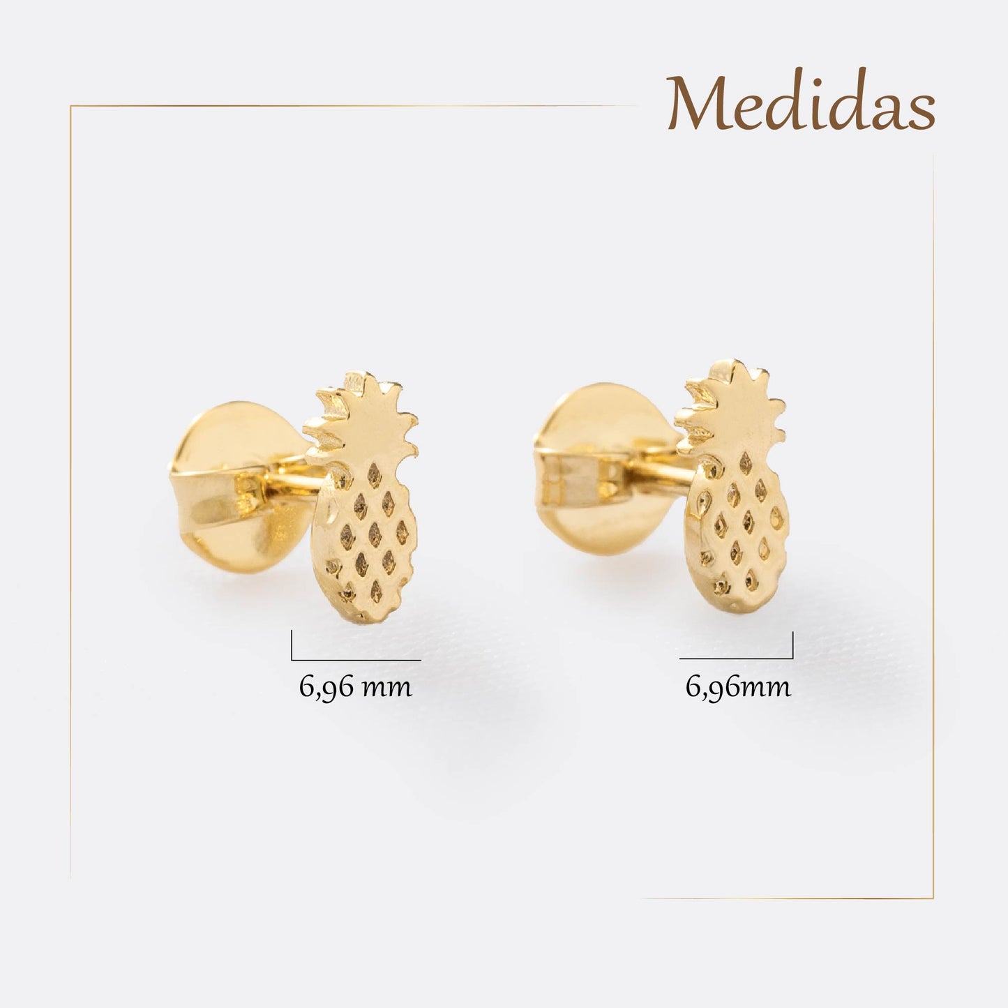 Aretes Pineapple