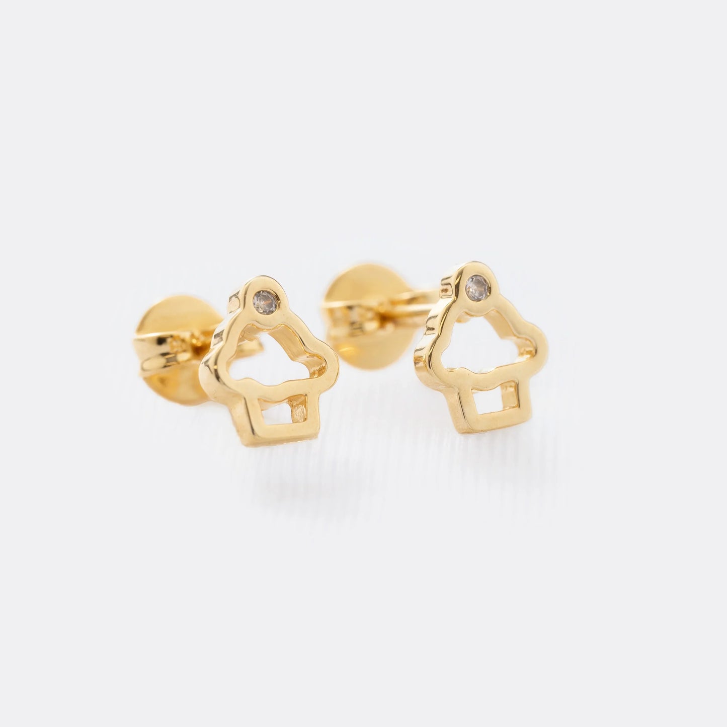 Aretes Cupcake Cristal
