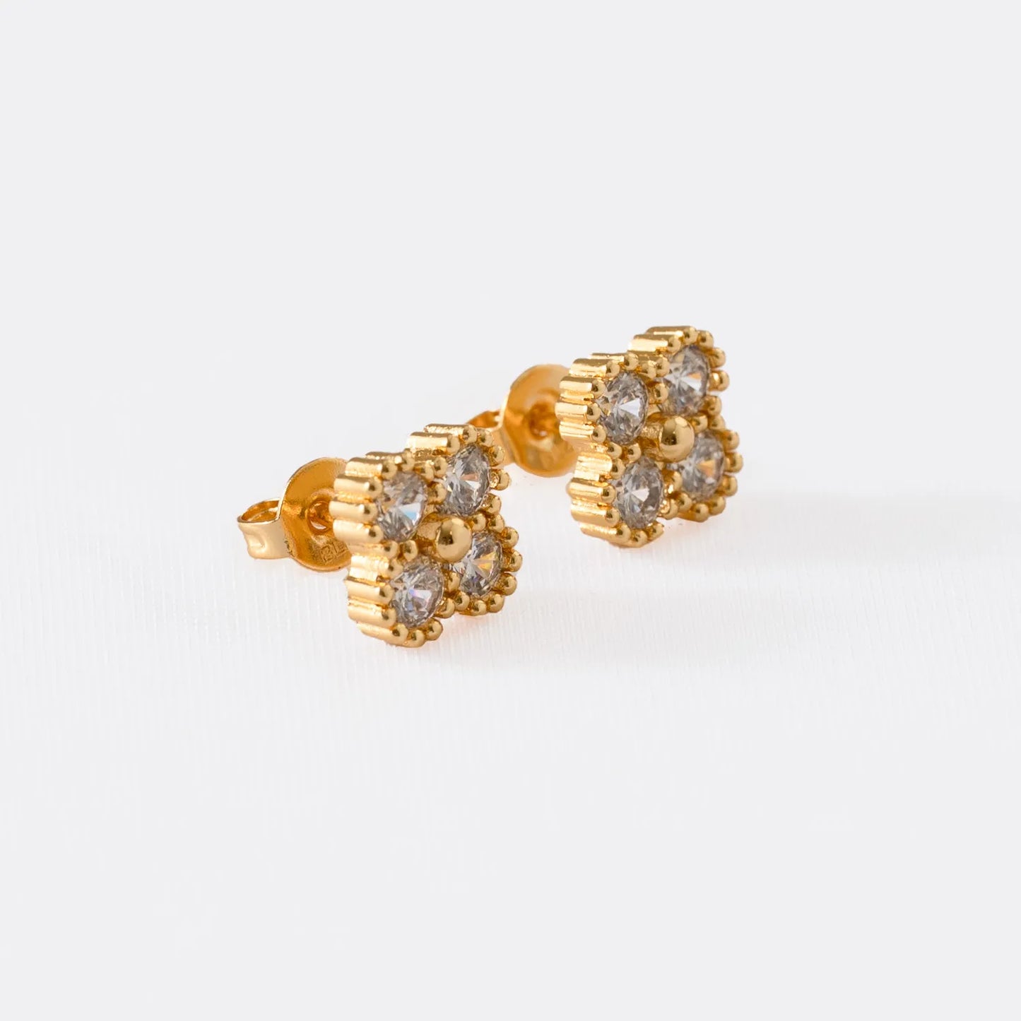 Aretes Clover Motif