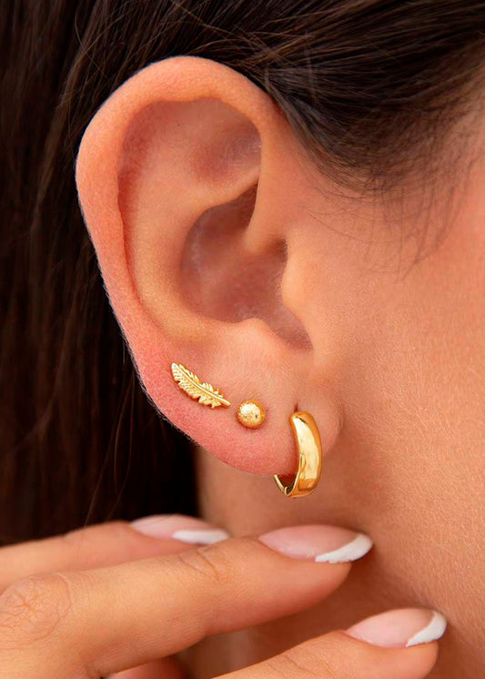 Aretes Feather