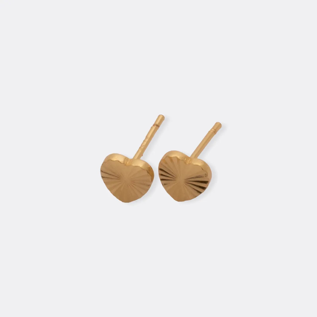Aretes Corazon Sol 6 mm