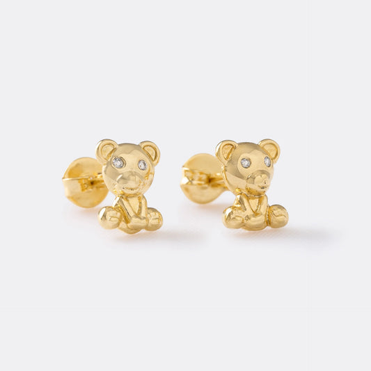 Aretes Osito Teddy