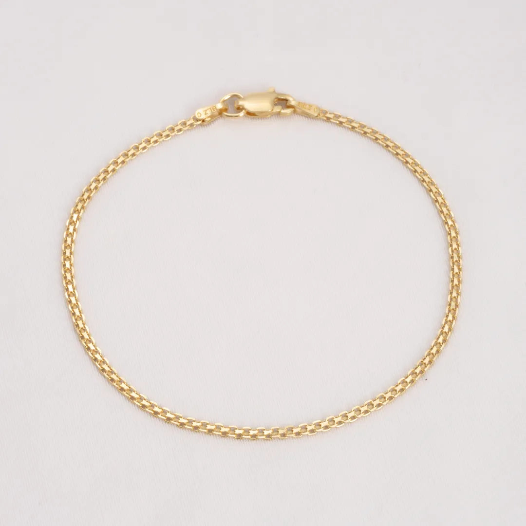 Pulsera China ITobillera 2 mm 19.5 Cms