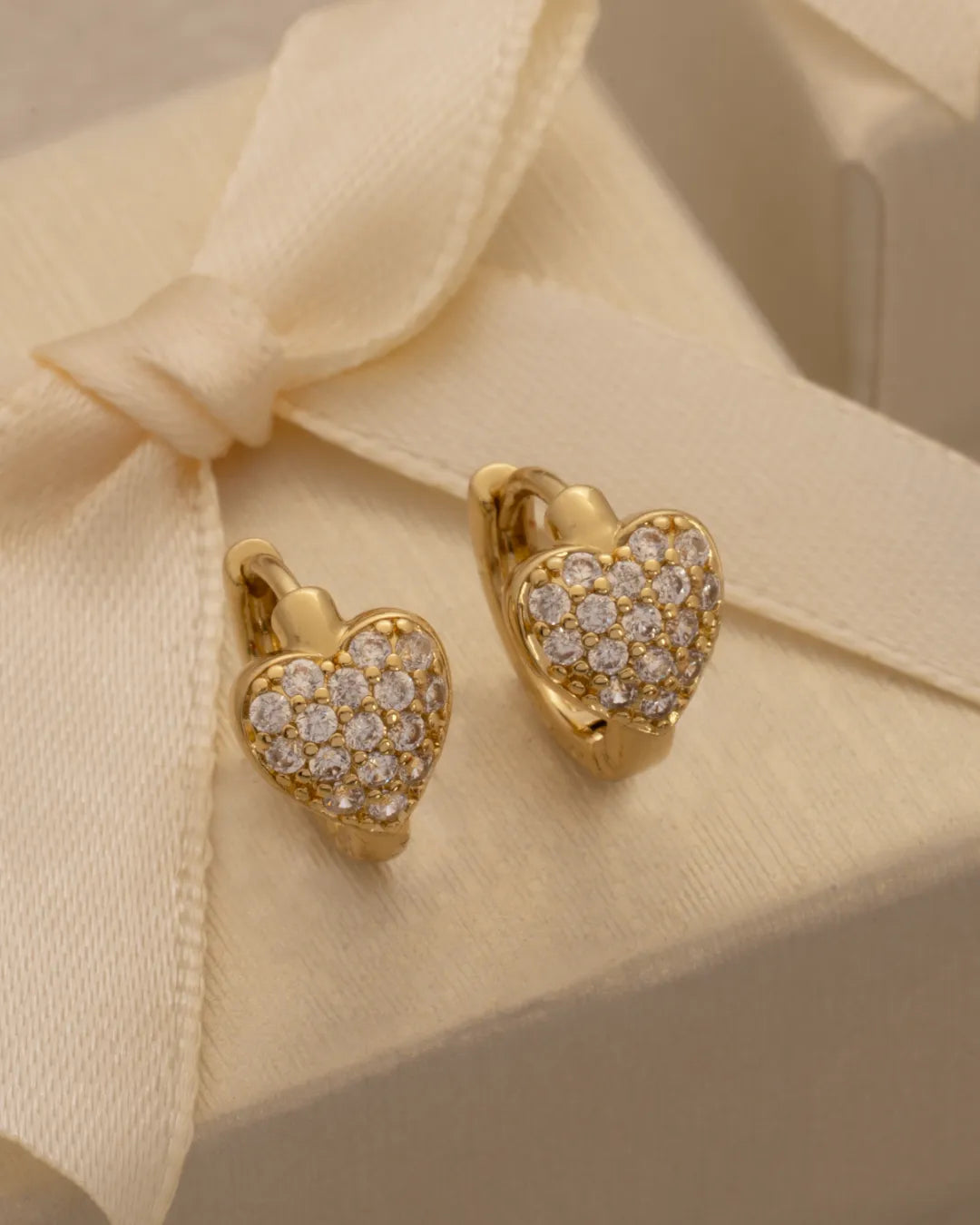 Aretes Candonga Corazon 14 mm