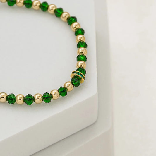H Rondel circonias 5mm x 3U VERDE