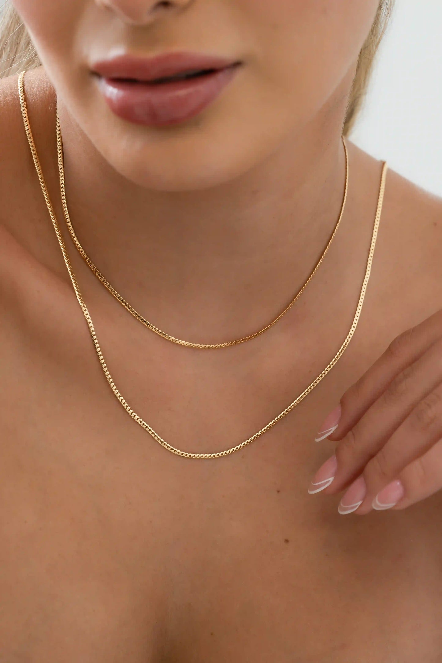 Cadena Serpiente Plana Finita 45Cms