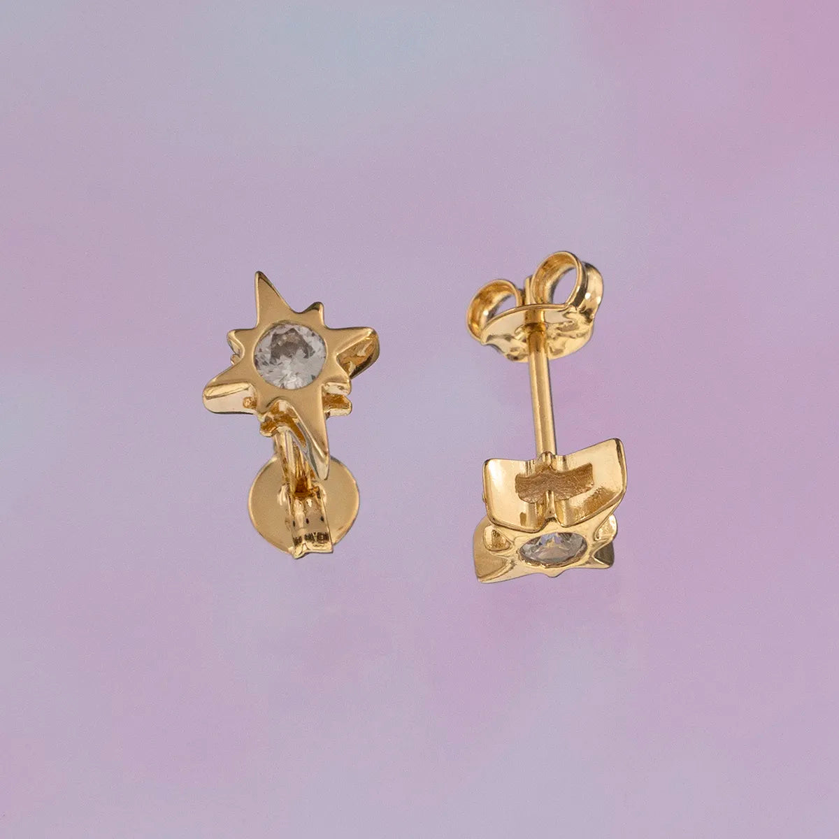 Aretes Estrella Circonia CRISTAL