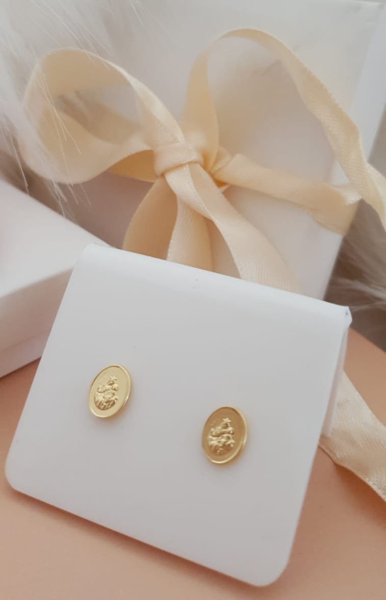 Aretes Mini Virgen del Carmen