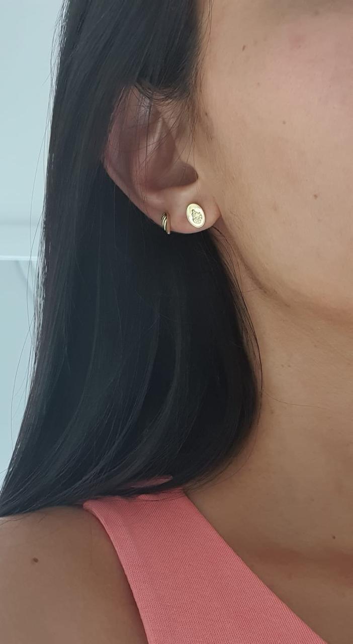 Aretes Mini Virgen del Carmen