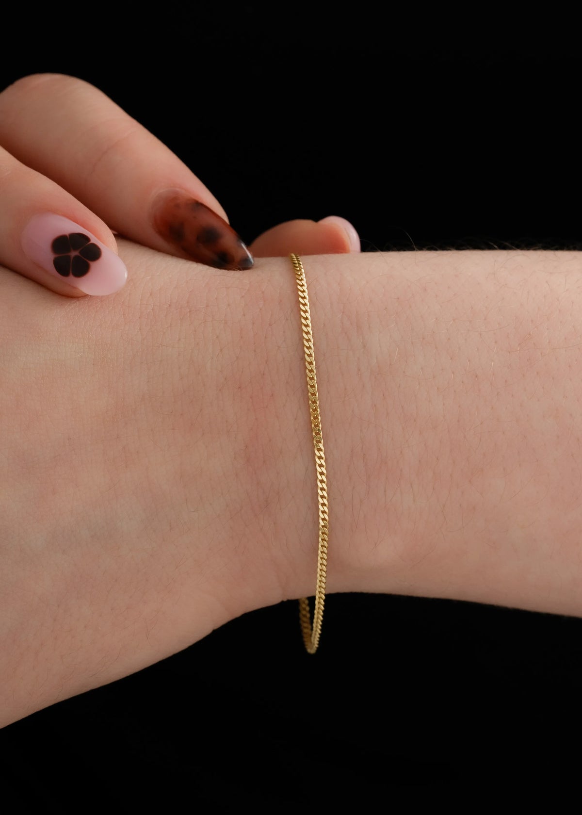 Pulsera Cubanita IT  1.5 mm 16 Cms