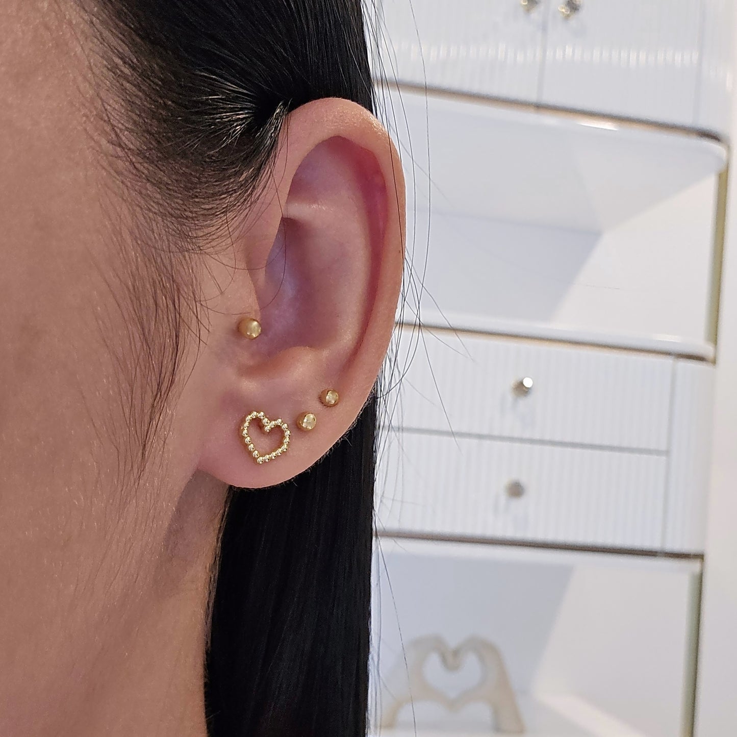 Aretes Corazón París