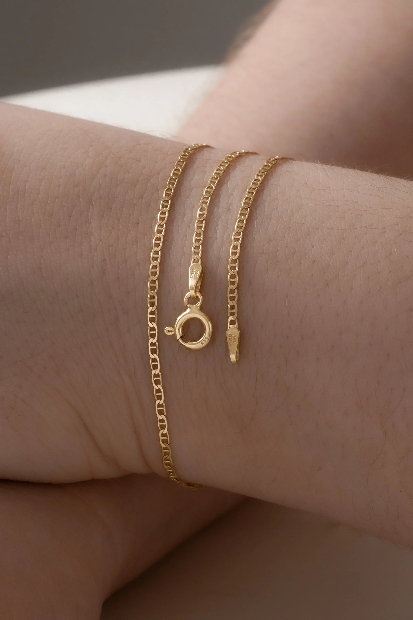 Pulsera Marine ITobillera 1.5 mm 16 Cms