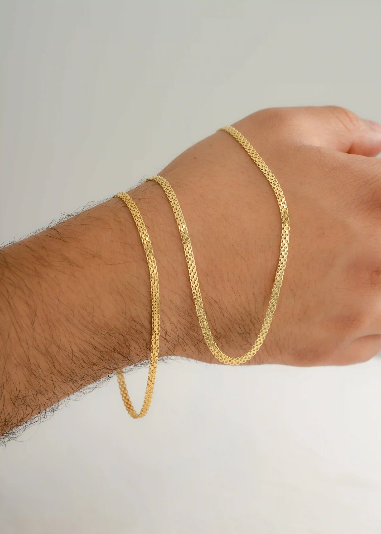 Pulsera China ITobillera 3 mm 16 Cms