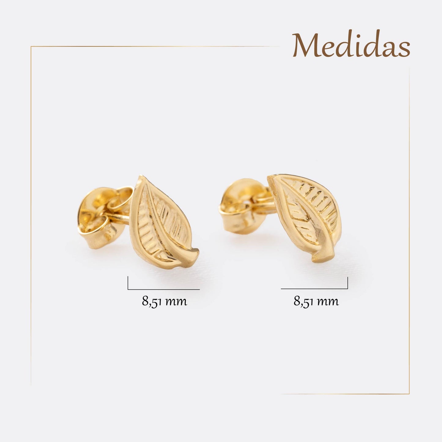 Aretes Hoja