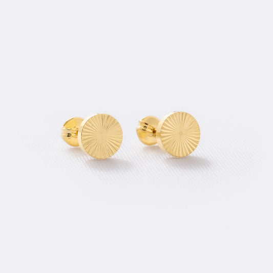 Aretes Sol redondo 8mm