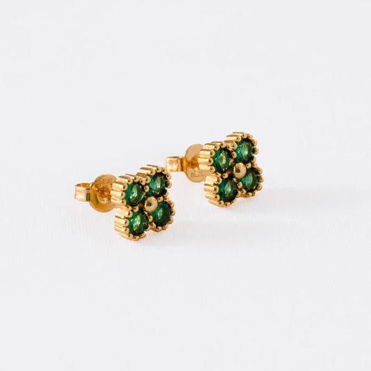 Aretes Clover Motif