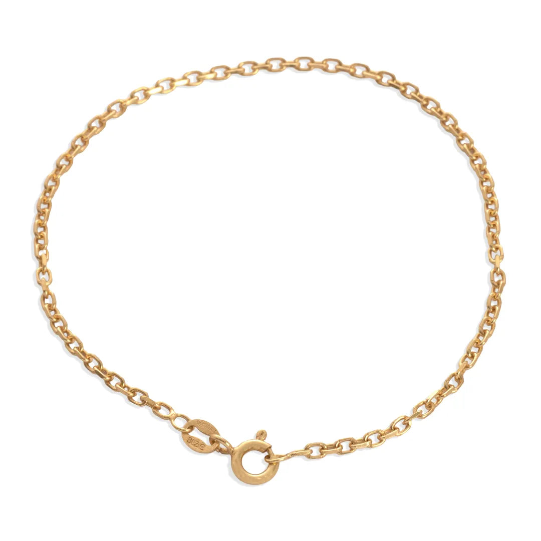 Pulsera Aros ITobillera 2 mm 19 Cms