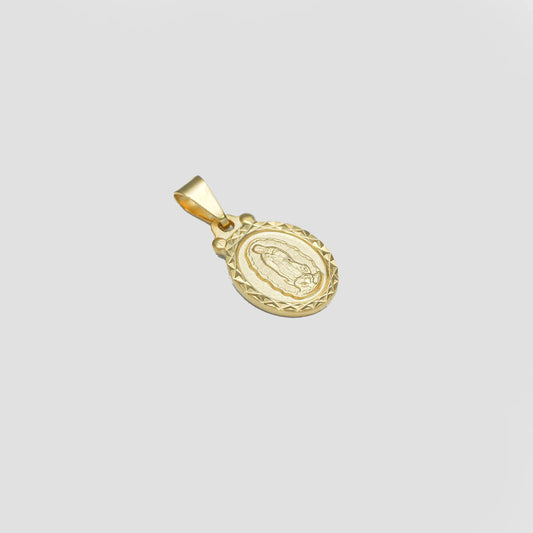 Dije Virgen de Guadalupe B. Diamantado 2 cms