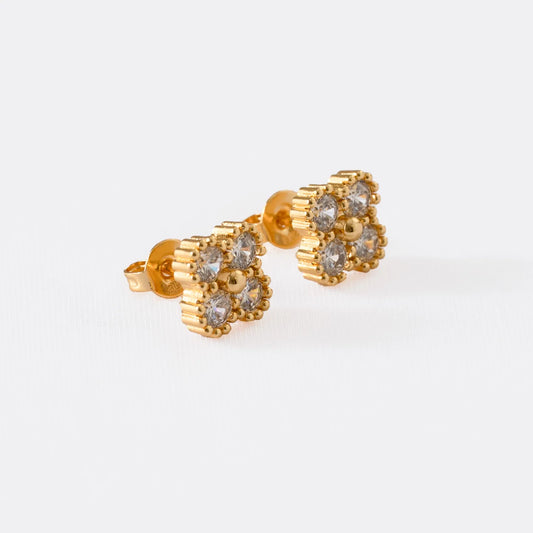 Aretes Clover Motif