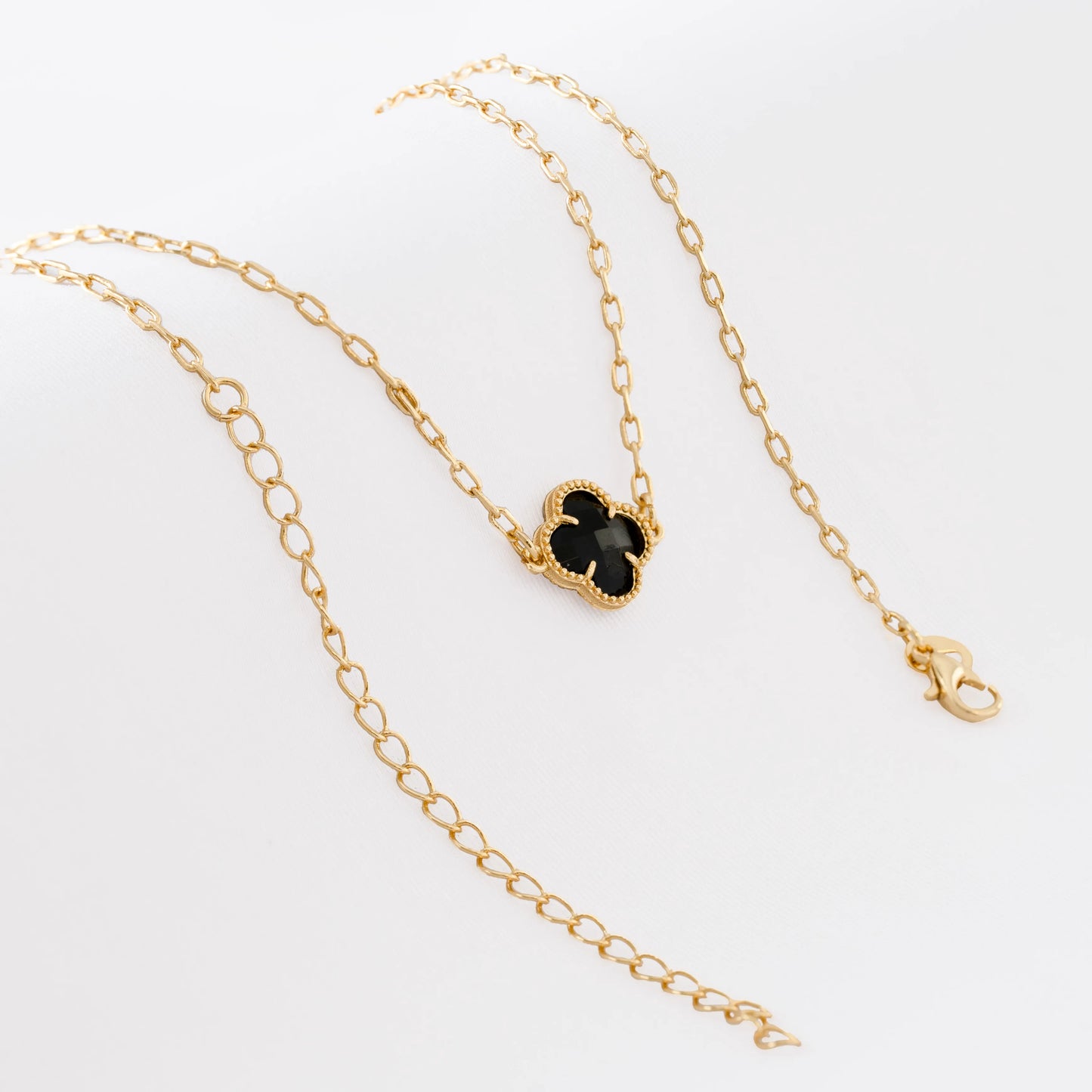 G VCadena Negro 42 Cms + Extensor