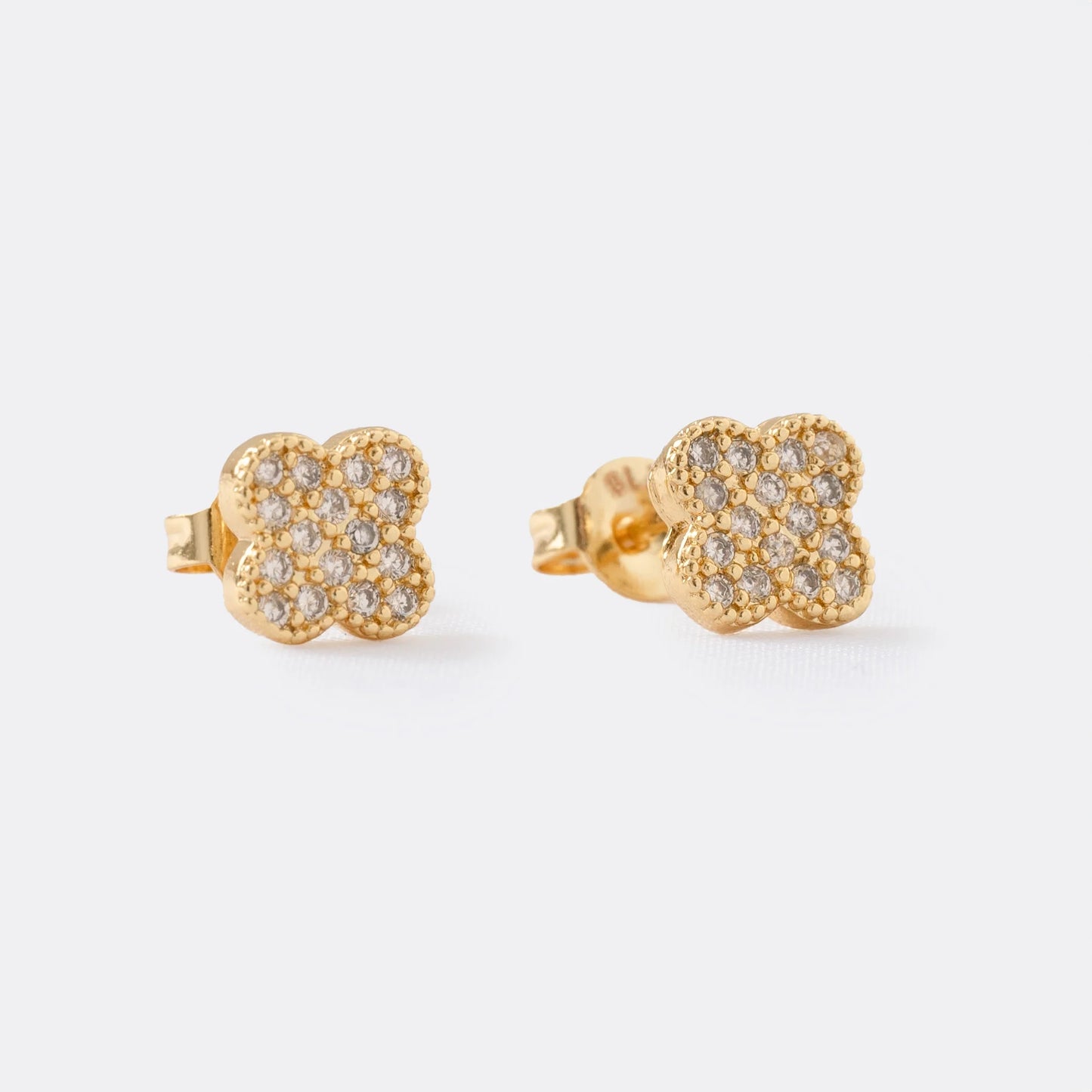 Aretes Luck Clover 7 mm