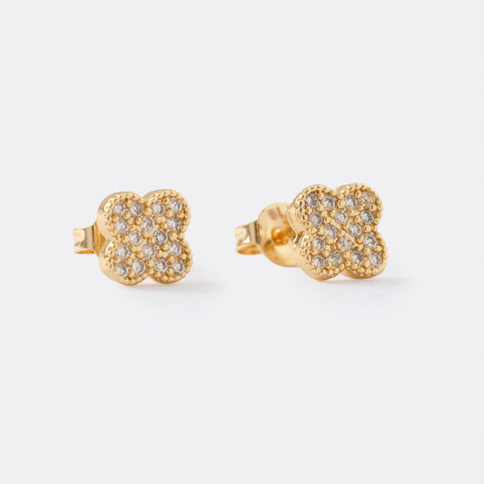 Aretes Luck Clover 7 mm