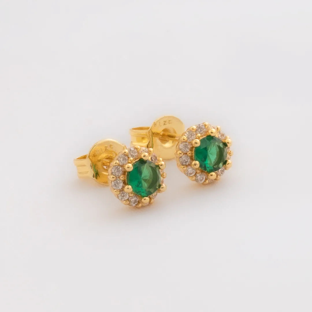 Aretes Royal Green 6 mm