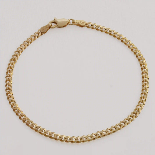 Pulsera Cuban Link ITobillera 3,1 mm 19 Cms