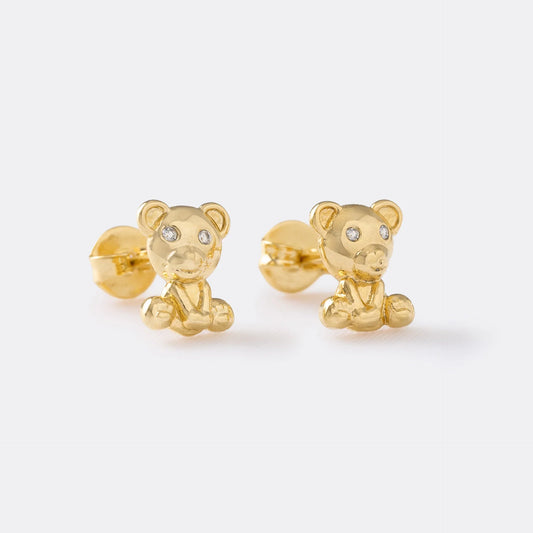 Aretes Osito Teddy