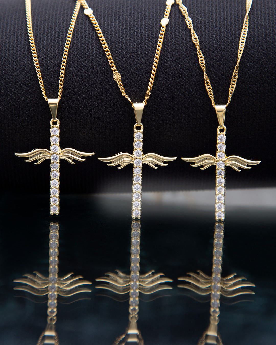 Dije Cruz Olympus Cristal