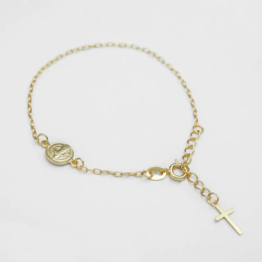 Pulsera San Benito  16.5 Cms Extensor