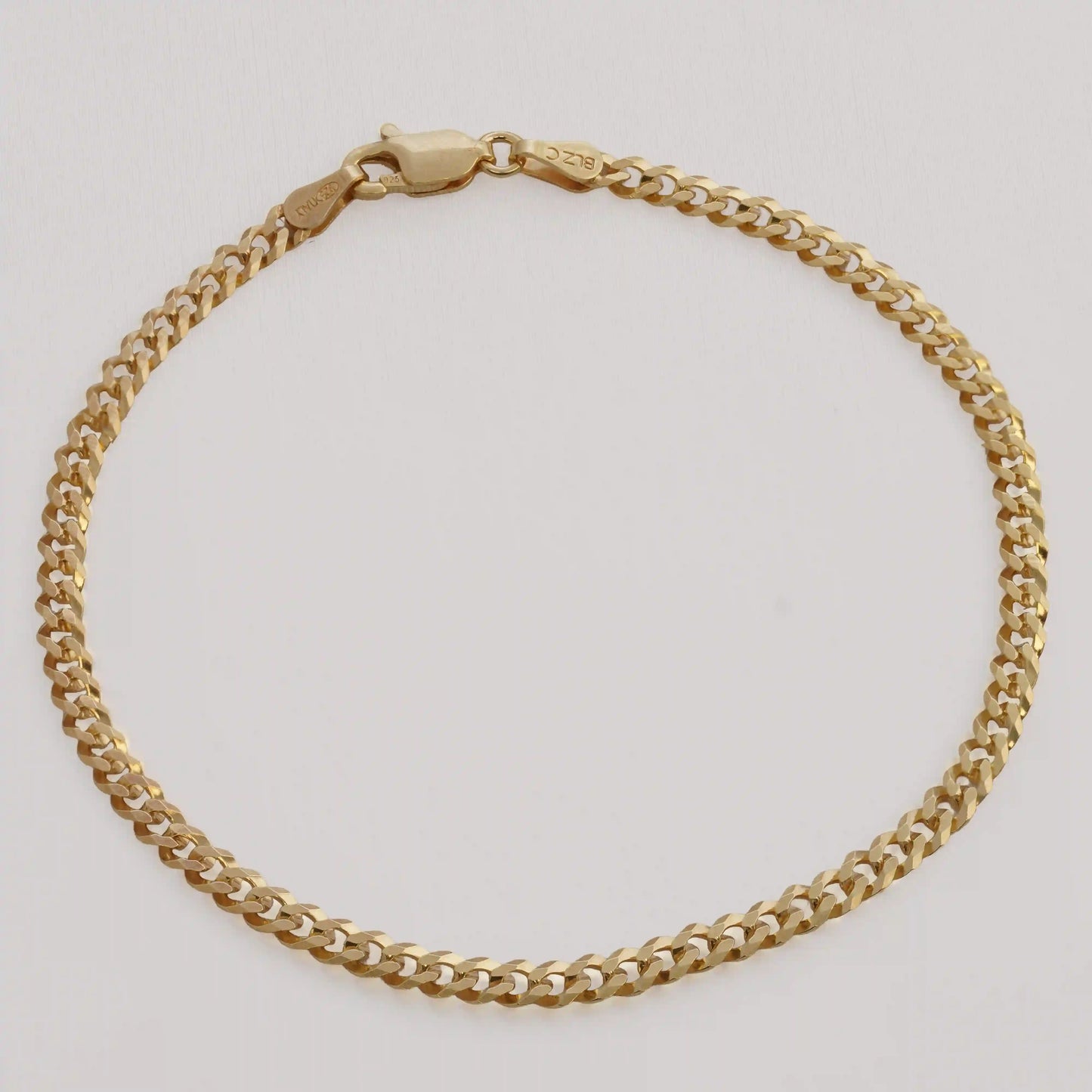 Pulsera Cuban Link ITobillera 3,1 mm 19 Cms