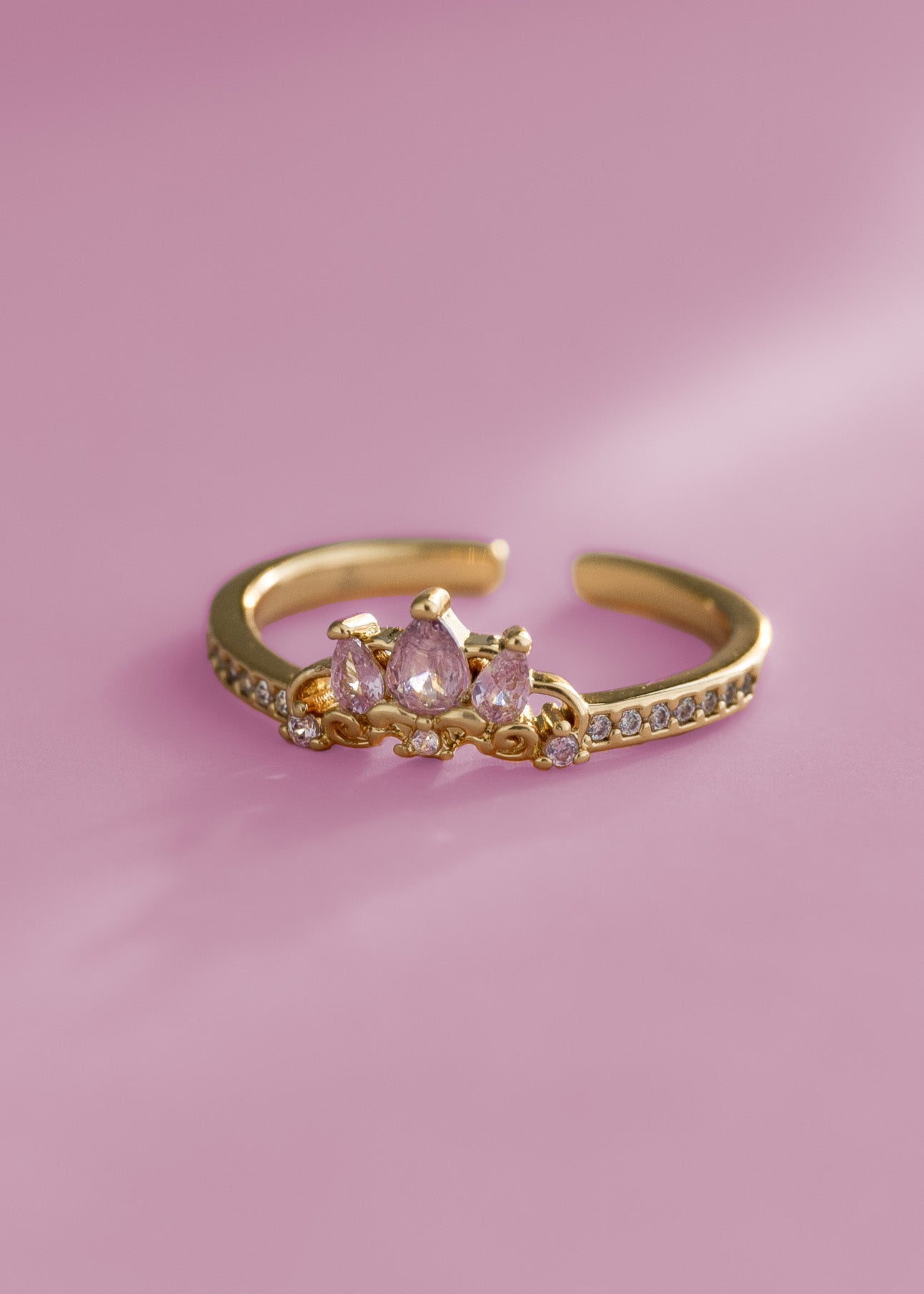 Anillo Pink Real Ajustable + Empaque